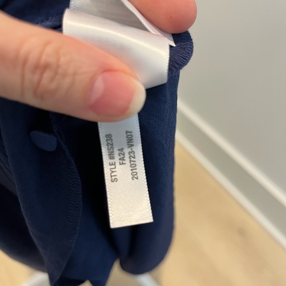 Madewell Deep Cobalt Satin Jeweltone Sleeveless Midi Flowy Dress NEW NS238 sz 0 - Picture 11 of 11